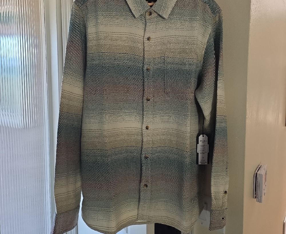 Roark Organic Cotton Long-Sleeve Button-Up Shirt